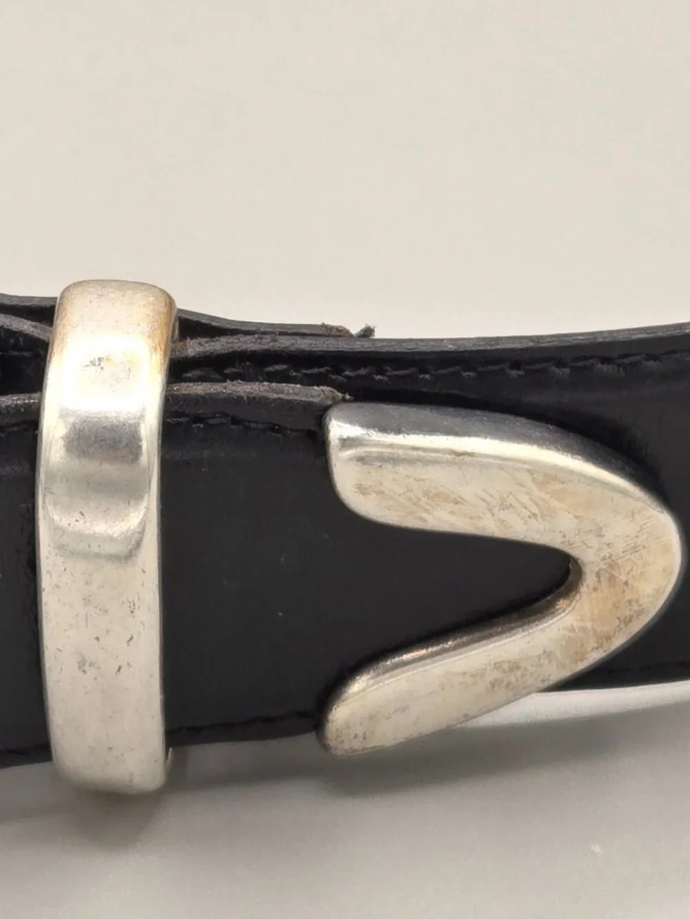 Fossil Black Genuine Leather Belt/BT115200102/Medium